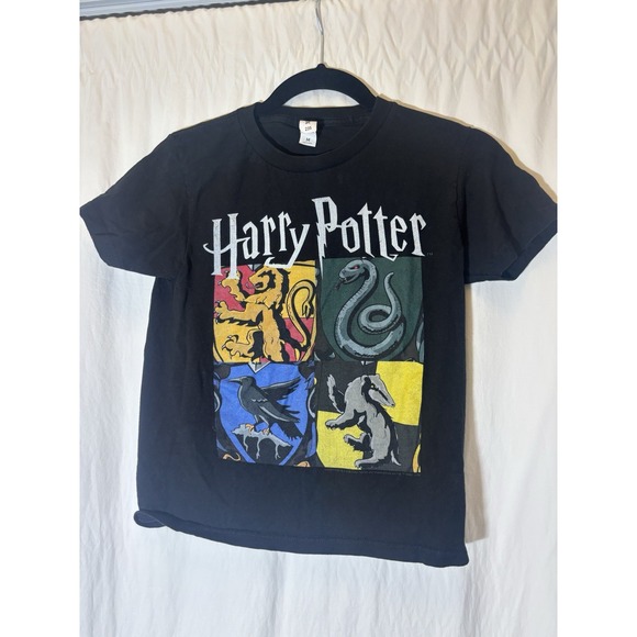 Harry Potter Navy S/S Tshirt size‎ Medium Black W57 - Picture 1 of 4